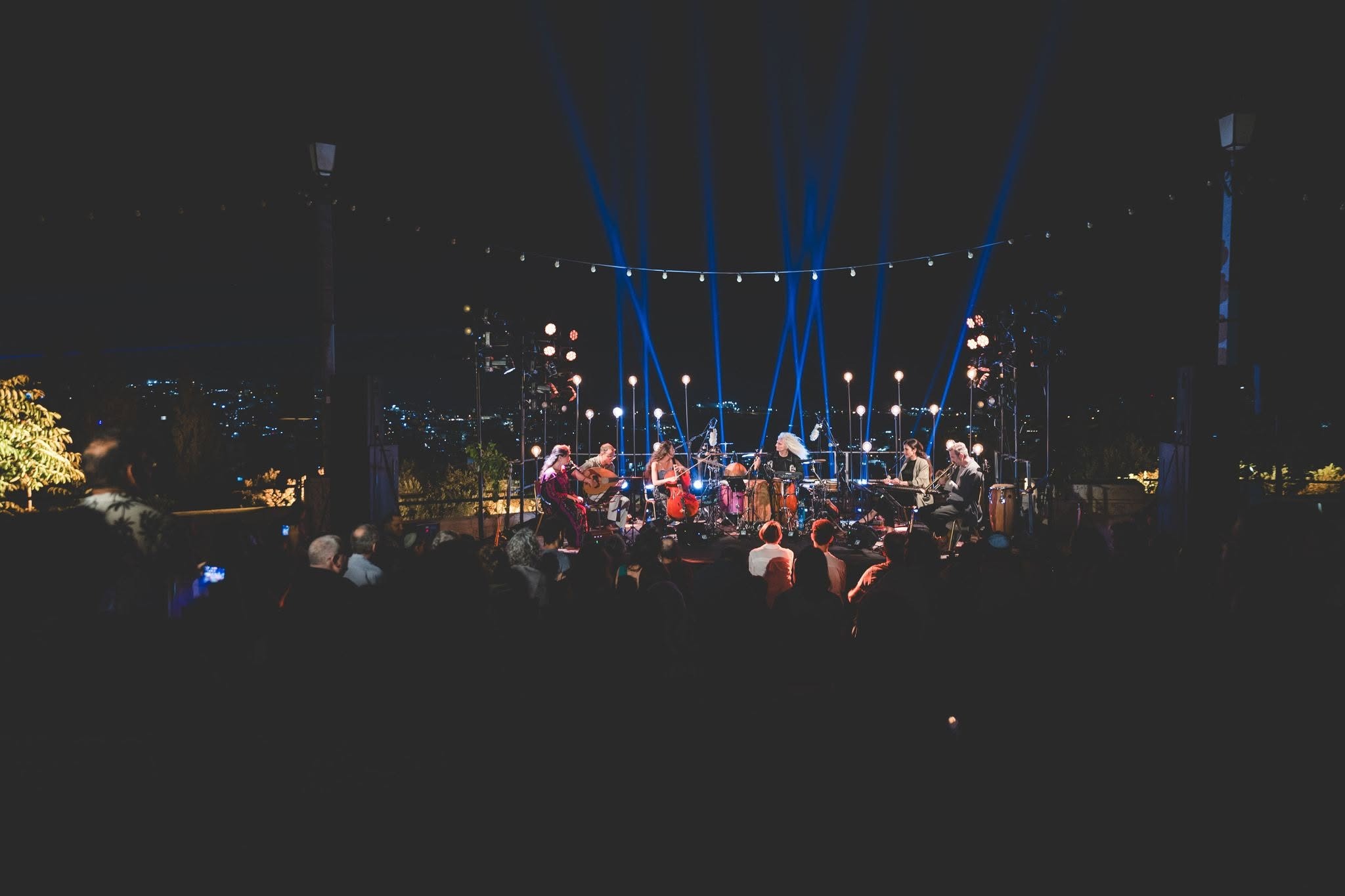 Ensemble Feelbeit — rooftop stage